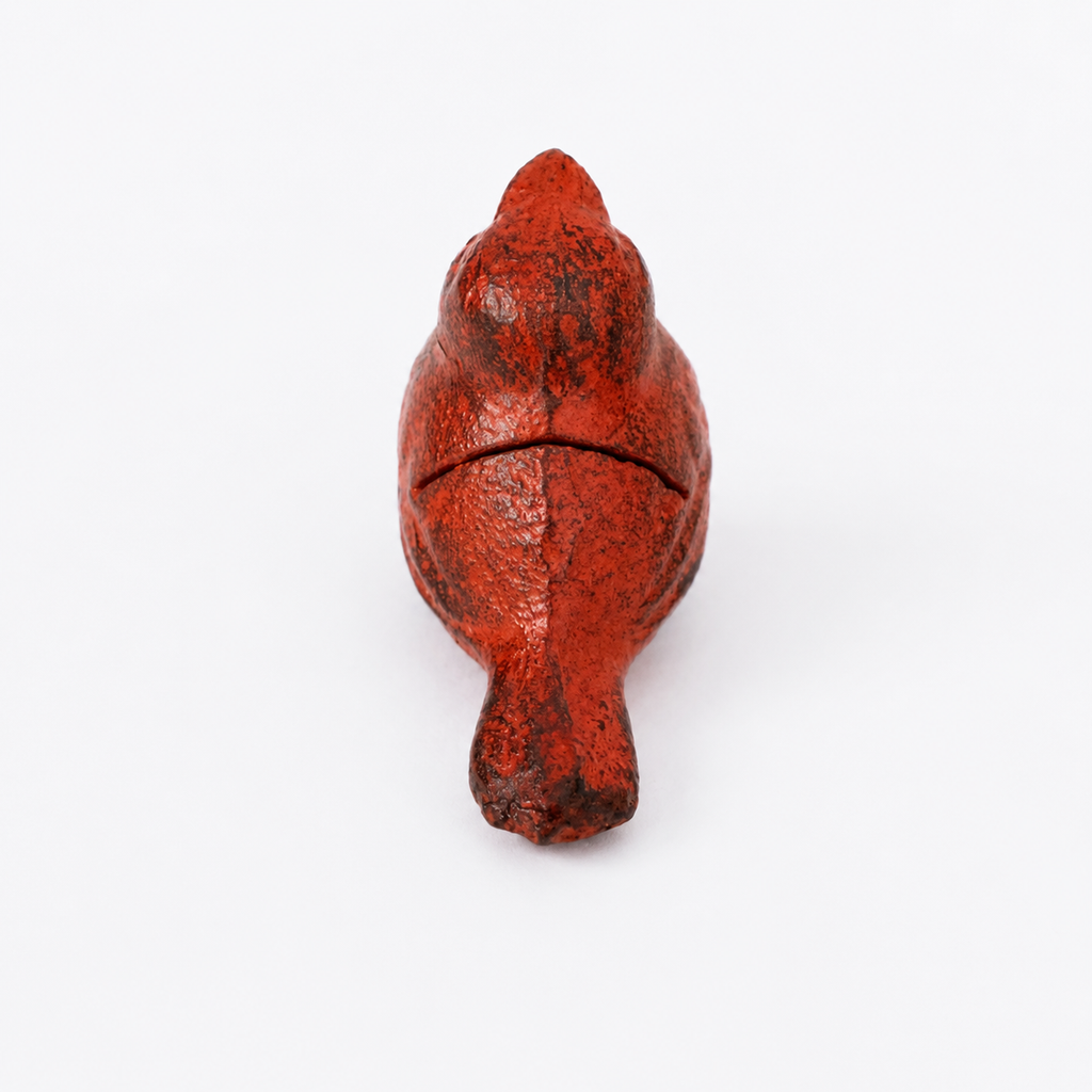 Cast Iron Plump Tiny Bird Card/Photo Holders – Set of 4 - 2 colours