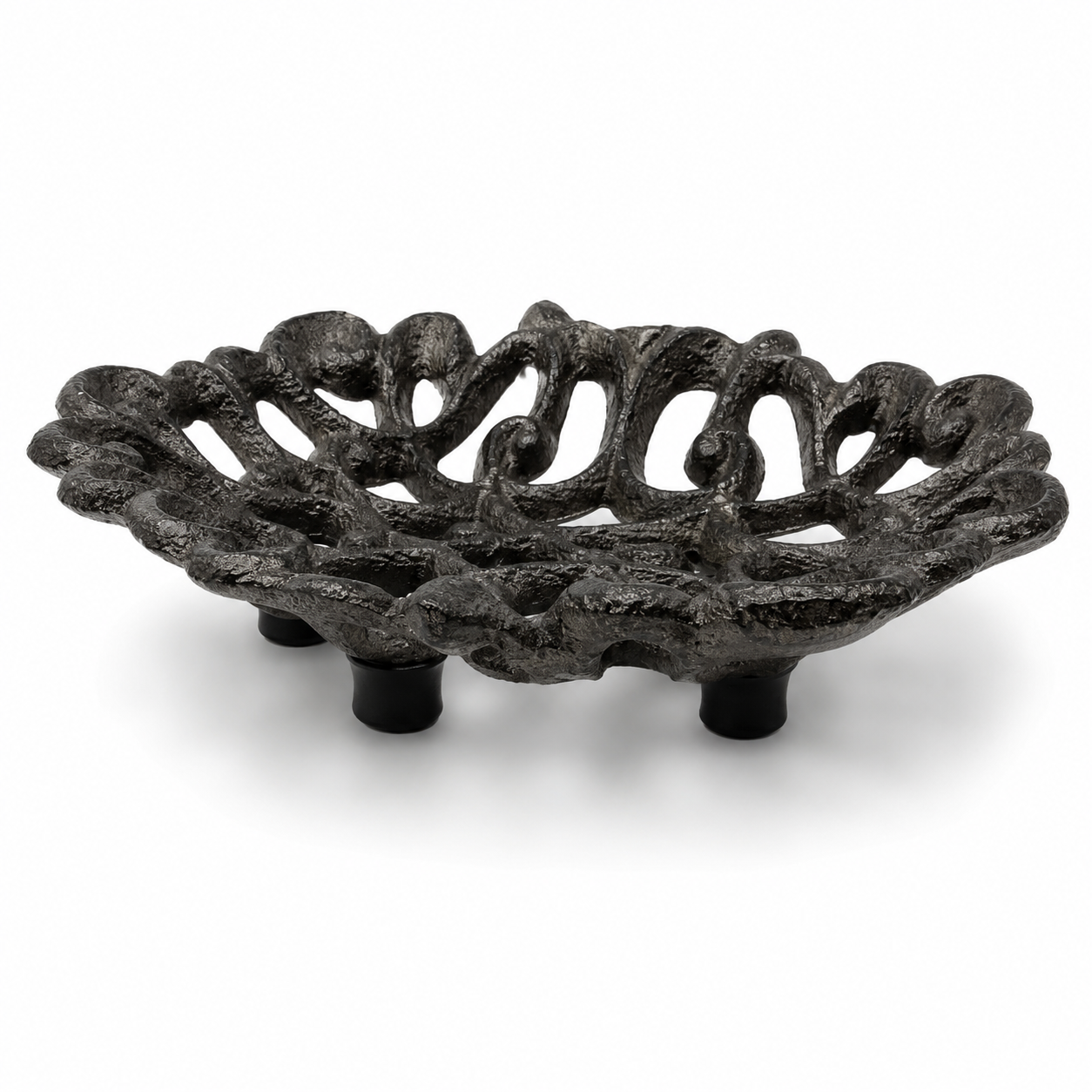Cast Iron Soap Dish - Anitque Brown