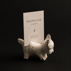Cast Iron Scottie Dog Card/Photo Holders – Set of 4 - 3 colours