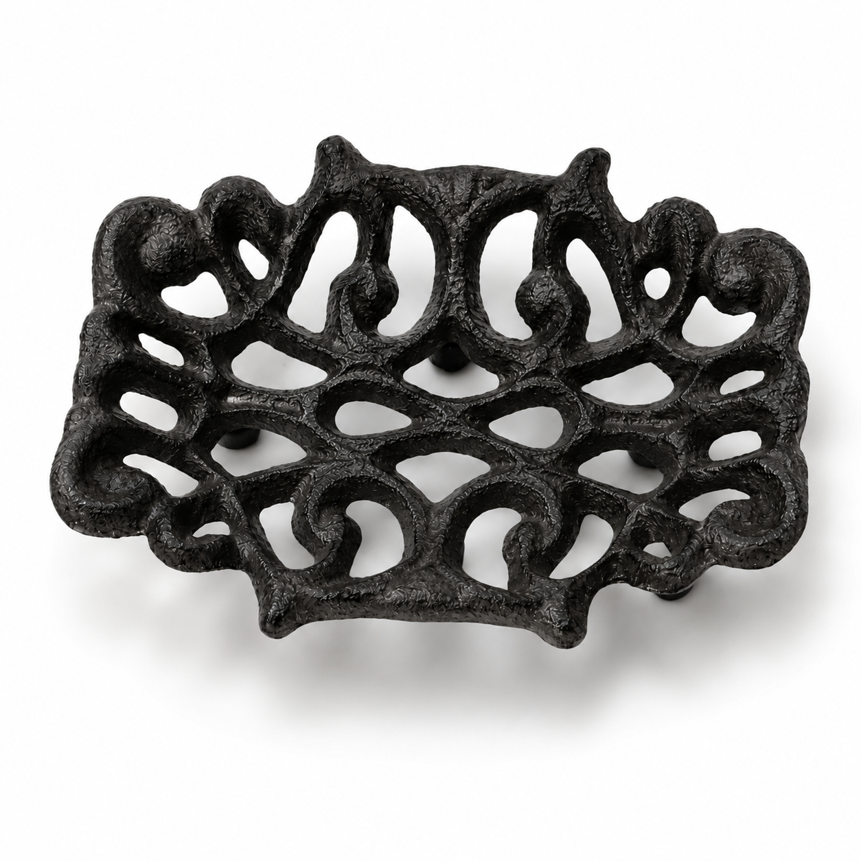 Cast Iron Soap Dish - Anitque Brown
