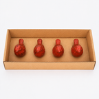 Cast Iron Plump Tiny Bird Card/Photo Holders – Set of 4 - 2 colours