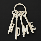 Vintage Inspired Cast Iron HOME Skeleton Keys