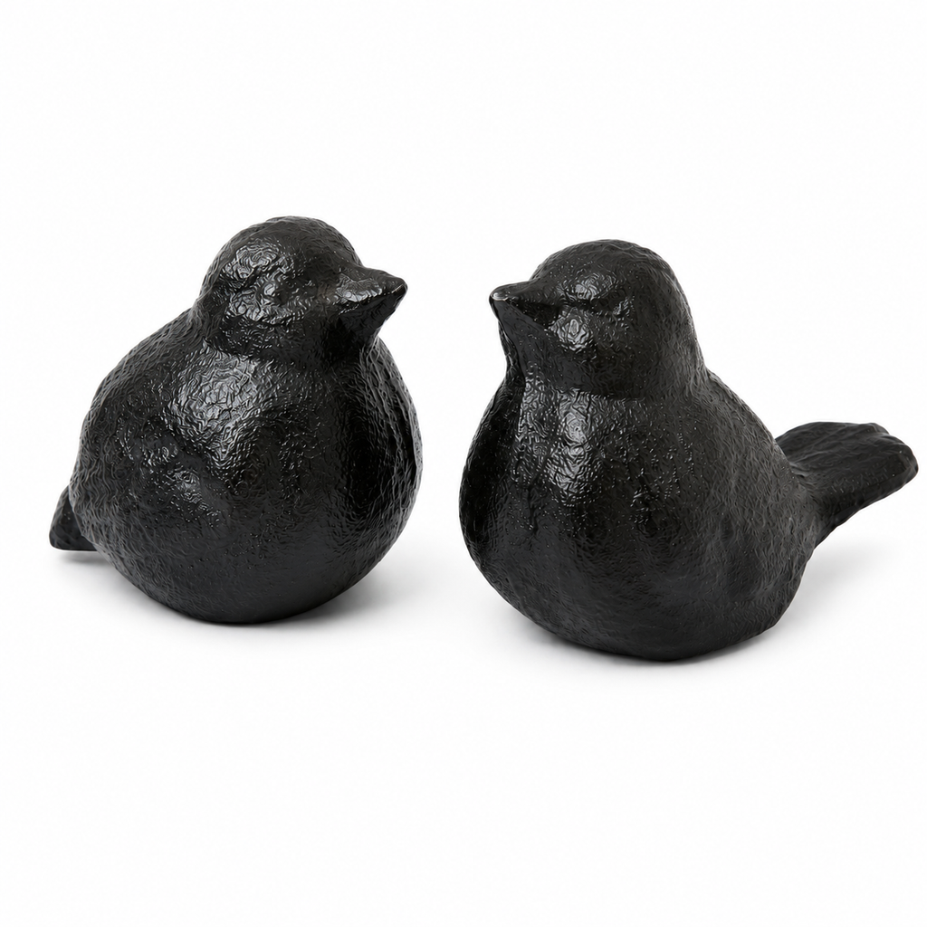 Cast Iron Sparrows – Set of 2
