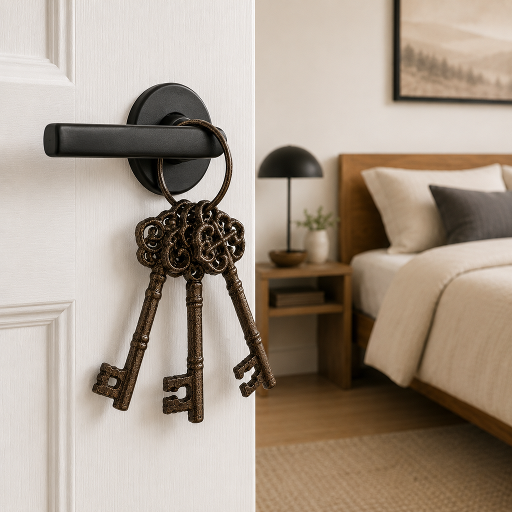 Cast Iron Skeleton Keys – Set of 3
