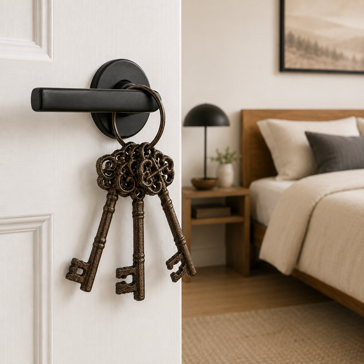 Cast Iron Skeleton Keys – Set of 3