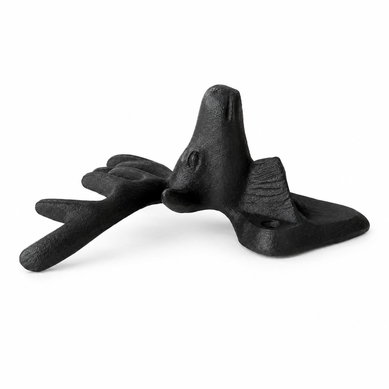 Cast Iron Stag Head Wall-Mounted Bottle Opener