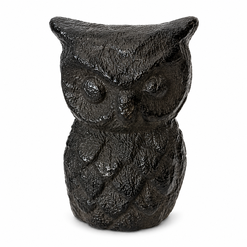Cast Iron Whimsical Owl Card/Photo Holders – Set of 4 - 3 colours