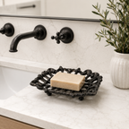 Cast Iron Soap Dish - Anitque Brown