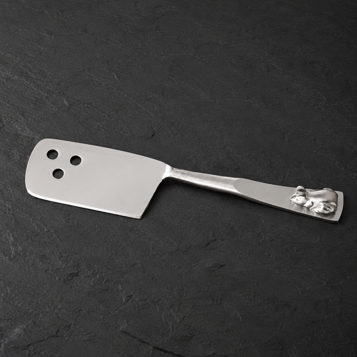 Cheese Cleaver with Mouse Figurine