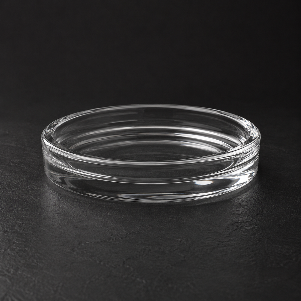 Simple Classic Glass Wine & Candle Base