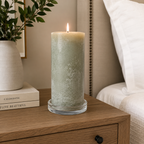 Simple Classic Glass Wine & Candle Base