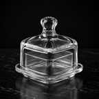 Covered Glass Dish