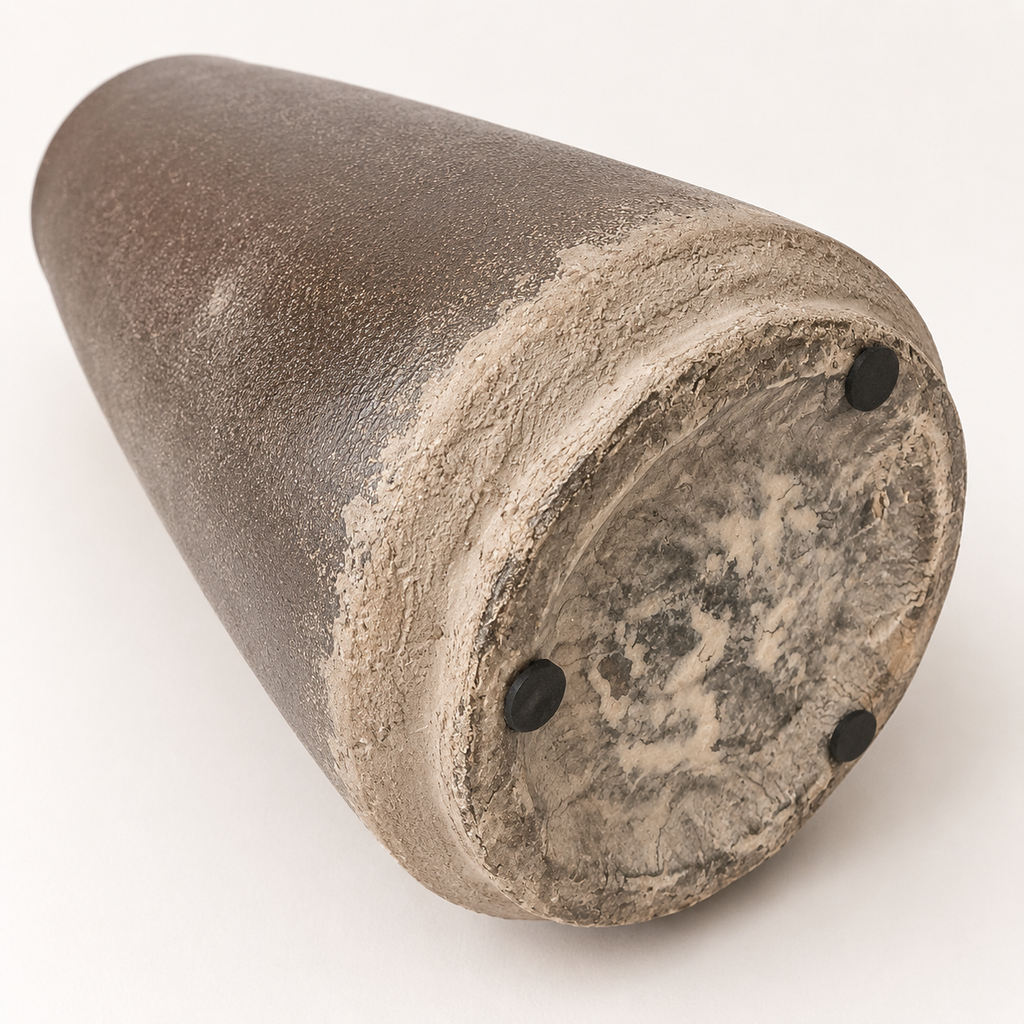 Bronze Textured Glaze Cylinder Vase