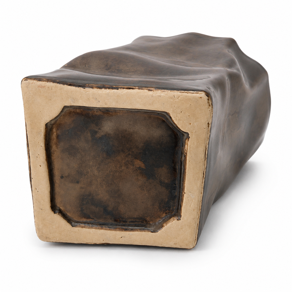 Wave Metallic Glaze Vase