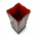 Wave Metallic Glaze Vase