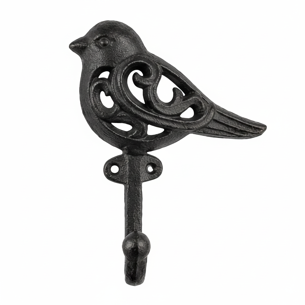 Cast Iron Bird Wall Hook