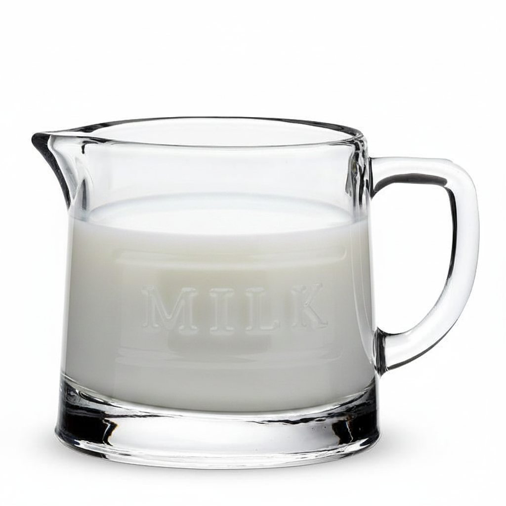 Glass Milk Jug