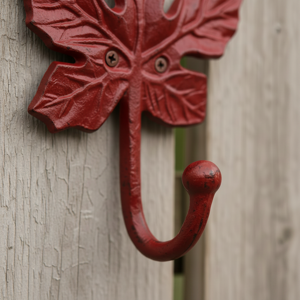 High Quality Maple Leaf Hook Close-Up